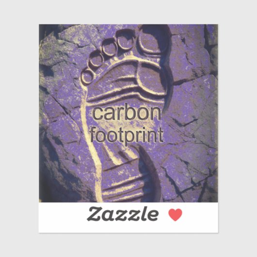 CARBON FOOTPRINT STICKER (Vel)