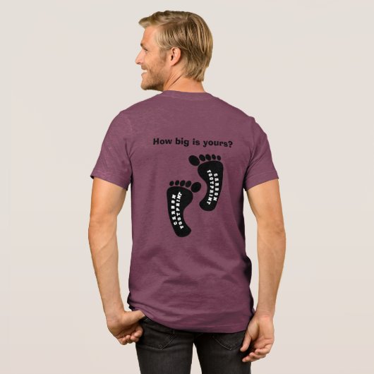Carbon FootPrint Tri-Blend Shirt (Voorkant)