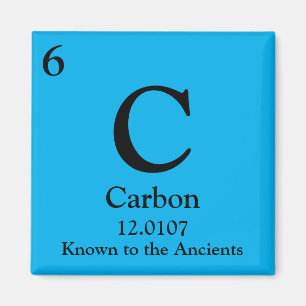 Carbon Periodic Table Magneet