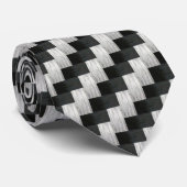 Carbon Stropdas (Opgerold)