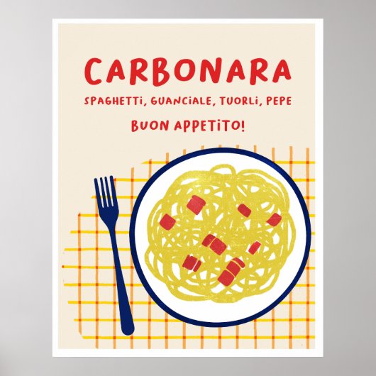 Carbonara print (Voorkant)