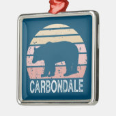 Carbondale Colorado Retro Beer Metalen Ornament (Links)