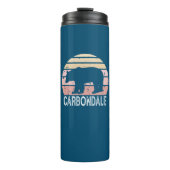 Carbondale Colorado Retro Beer Thermosbeker (Voorkant)