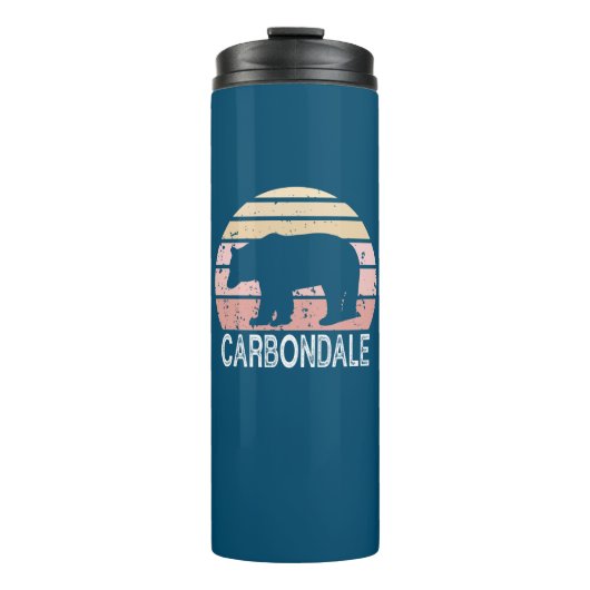 Carbondale Colorado Retro Beer Thermosbeker (Voorkant)