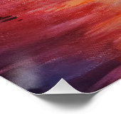 Carboniferische zonsondergang perfect poster (Hoek)