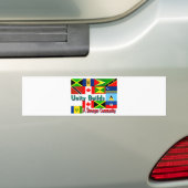 Carboon-canada-eenheid Bumpersticker (Op auto)