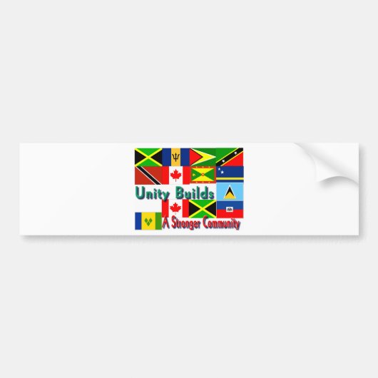 Carboon-canada-eenheid Bumpersticker (Voorkant)