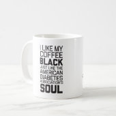 Carbs Agains Humanity Black Coffee / ADA Soul Koffiemok (Voorkant links)