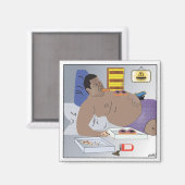 Carbs maken je dikke keukenmagneet magneet (Voorkant / Achterkant)