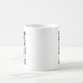 Carbs, sarcasme, gewichten, ongepaste gedachten koffiemok (Center)