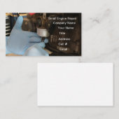 Carburateur reinigen Reparatie Gazonmaaier Visitekaartje (Voorkant / Achterkant)