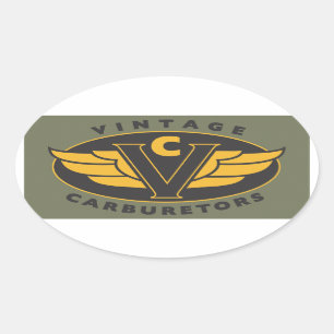 carburateurs ovale sticker