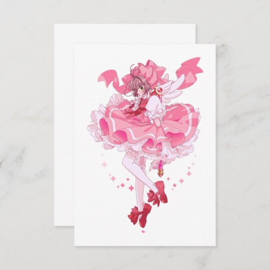 carcaptor sakura , sakura , anime , sleeve , sakur kaart (Voorkant / Achterkant)