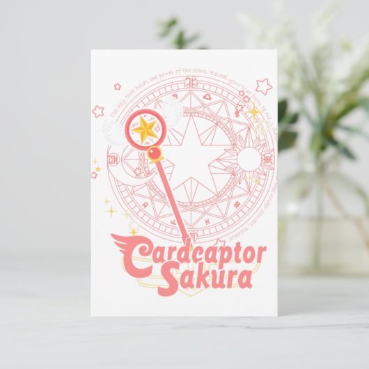 carcaptor sakura , sakura , anime , sleeve , sakur kaart (Staand voorkant)