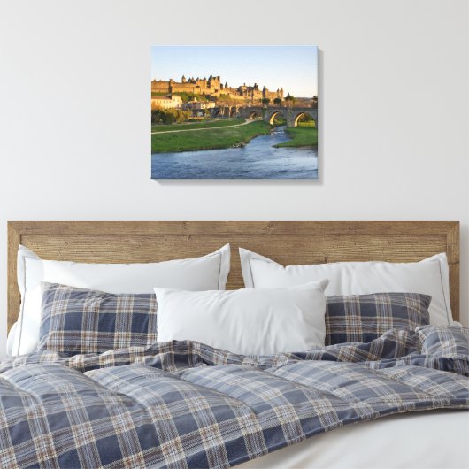 Carcassonne Canvas Afdruk (Insitu (Slaapkamer))