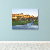 Carcassonne Canvas Afdruk (Insitu (Houten vloer))