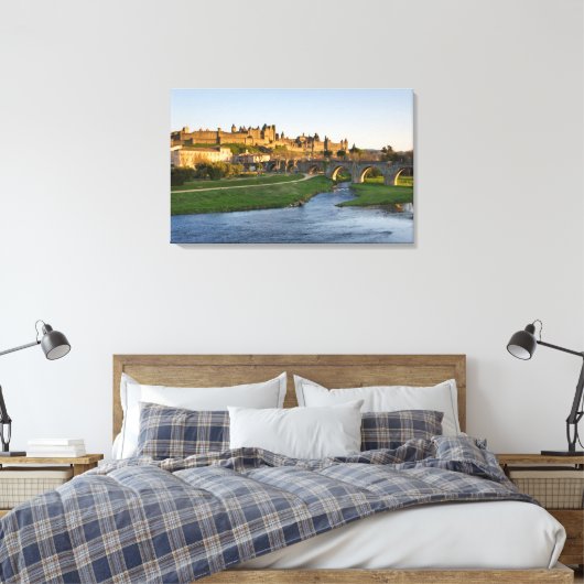 Carcassonne Canvas Afdruk (Insitu (Slaapkamer))