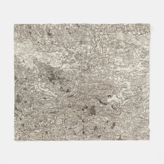 Carcassonne Fleece Deken (Voorkant (Horizontaal))