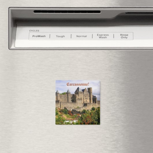 Carcassonne fortress in Frankrijk Magneet (Insitu (Vaatwasser))