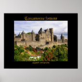 Carcassonne fortress poster (Voorkant)