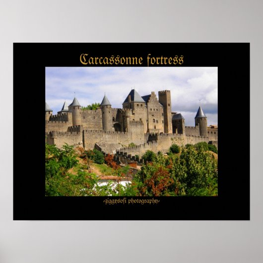 Carcassonne fortress poster (Voorkant)