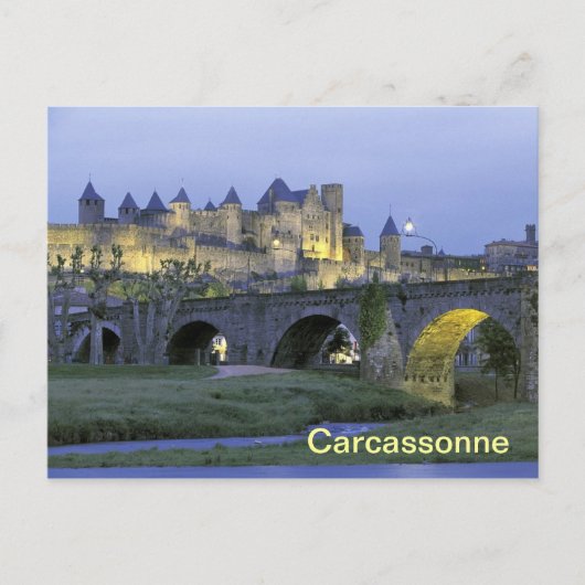 Carcassonne France briefkaart (Voorkant)
