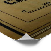  Carcassonne France Map (1895) Poster (Hoek)