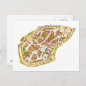 Carcassonne France. Uitzicht Briefkaart (Voorkant / Achterkant)