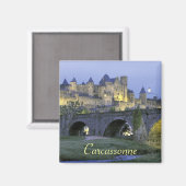 Carcassonne Frankrijk magneet (Voorkant / Achterkant)