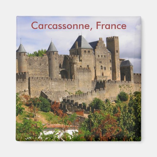 Carcassonne Frankrijk Magneet (Voorkant)