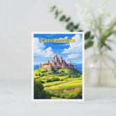 Carcassonne Frankrijk Reizen  Illustratie Briefkaart (Staand voorkant)