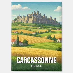 Carcassonne Frankrijk Reizen Magneet
