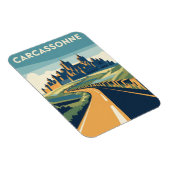 Carcassonne Frankrijk Reizen Magneet (Rechterzijde)