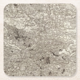 Carcassonne Kartonnen Onderzetters