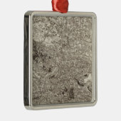 Carcassonne Metalen Ornament (Rechts)