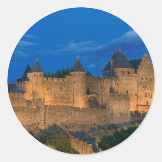 Carcassonne Ronde Sticker (Voorkant)