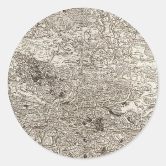 Carcassonne Ronde Sticker (Voorkant)