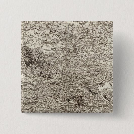 Carcassonne Vierkante Button 5,1 Cm (Voorkant)