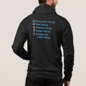 CaRCC Rits Hoodie w. bekleding (Achterkant)