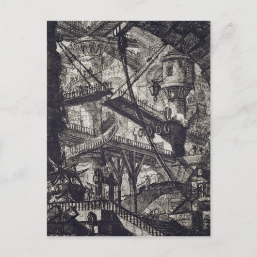 Carceri VII, 1760 Briefkaart (Voorkant)