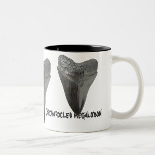 Carcharocles megalodon Tooth Tweekleurige Koffiemok