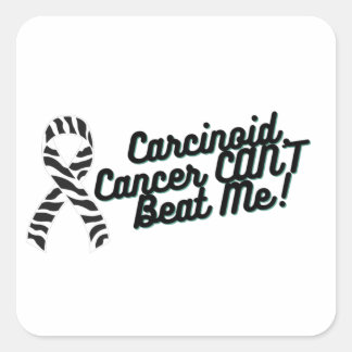 Carcinogene kanker kan me niet kwaad vierkante sticker