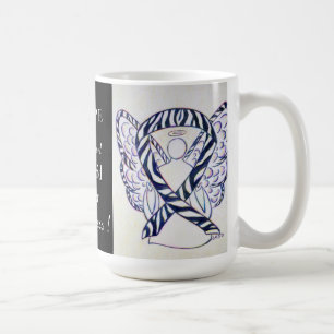 Carcinogene kankerbewustwording Ribbon Angel - Aan Koffiemok