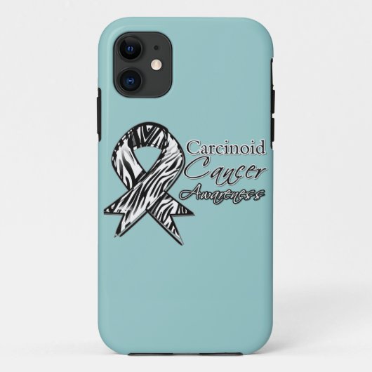 Carcinogeniscarcinoom, met Zebra gestreept bewustz Case-Mate iPhone Case (Achterkant)