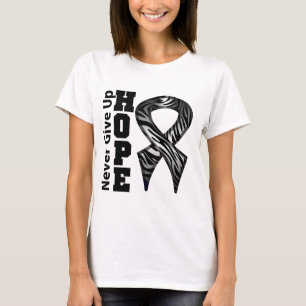 Carcinoïde Cancer Hope geeft nooit op T-shirt
