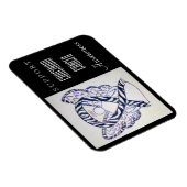 Carcinoïde kanker Awareness Ribbon Angel Magnet Magneet (Rechterzijde)