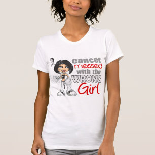 Carcinoïde kanker overkomt met verkeerde meid.png t-shirt
