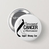 Carcinoïde kanker ronde button 5,7 cm (Voorkant /achterkant)