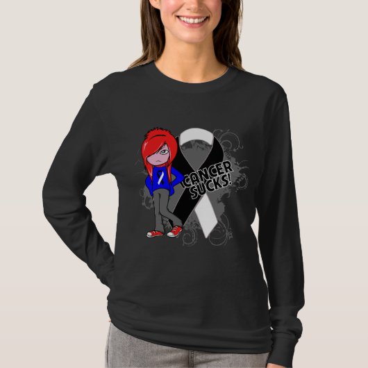Carcinoïde kanker Sucks T-shirt (Voorkant)