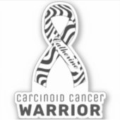 Carcinoïde Kanker Vinyl Sticker (Voorkant)